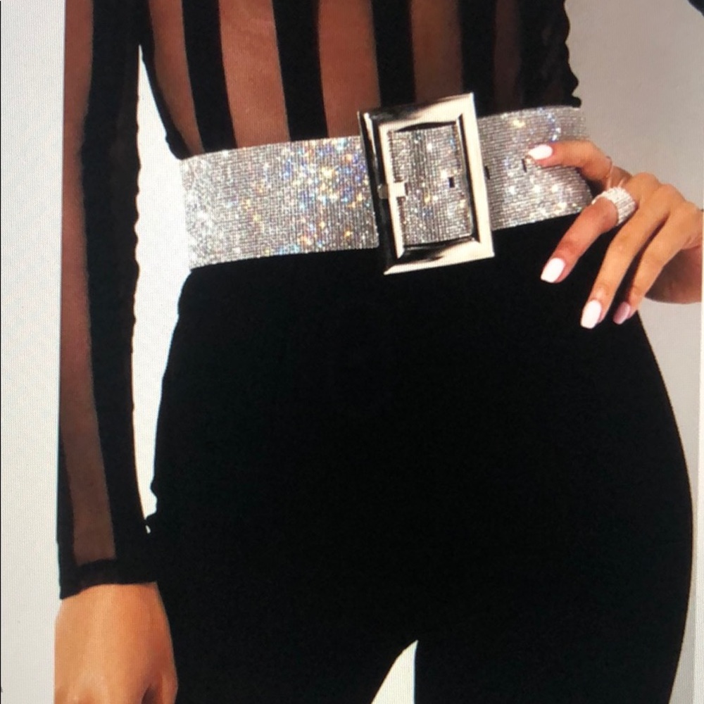 Rhinestone belt